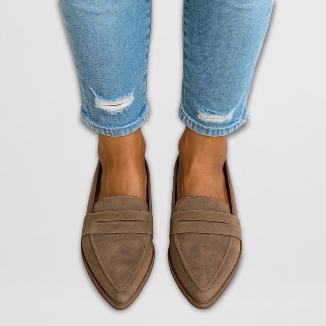 Claire™ | Mocasines de ante suave