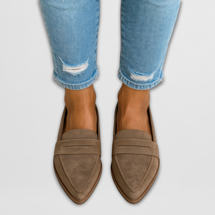 Claire™ | Mocasines de ante suave