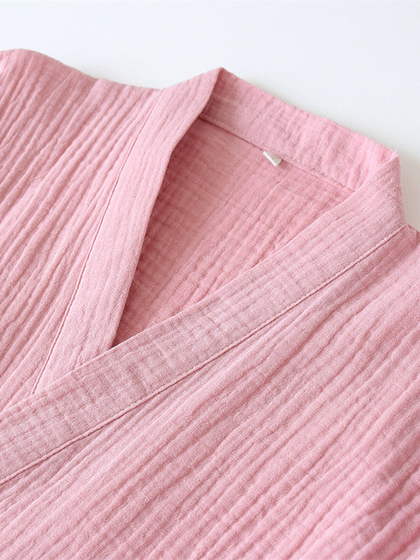 Women’s Wrap Style Two-Piece Pajama Set