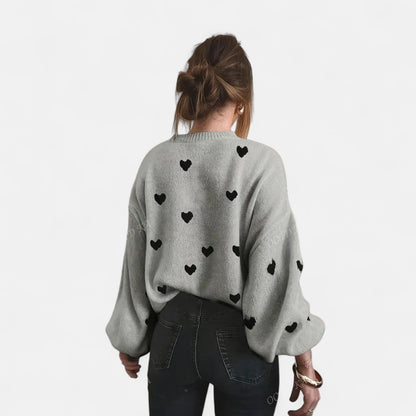 Hearts Wool Sweater