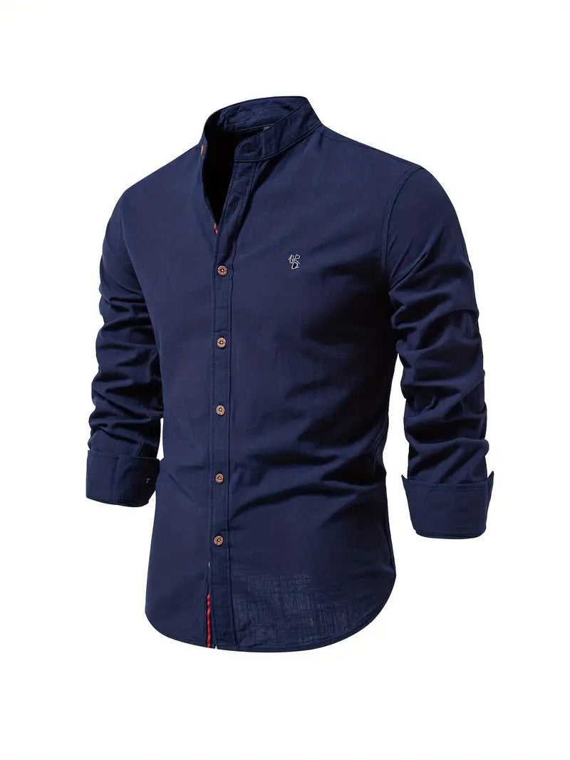 Men’s Spring Casual Button Shirt
