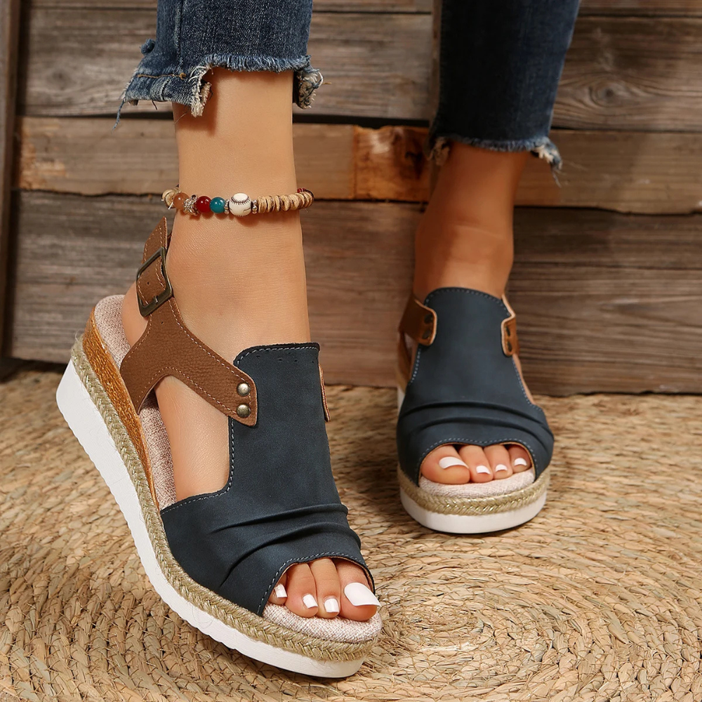 Sandalias casuales de tacón cuadrado Ravenna