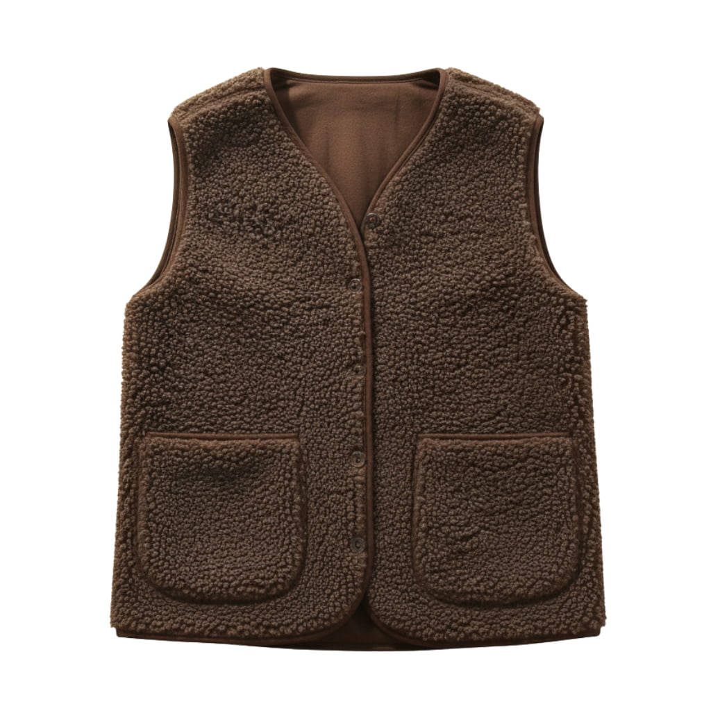 Women’s Spring Casual Warm Sherpa Vest