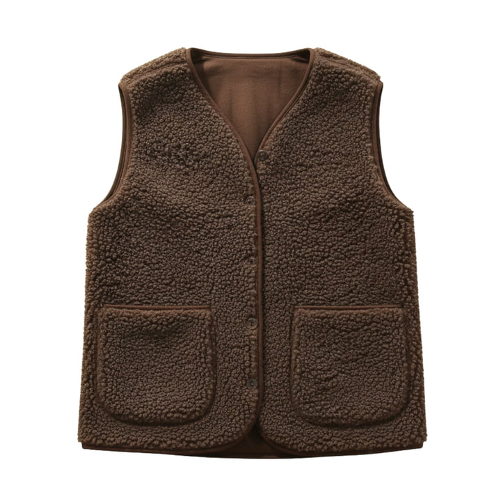 Women’s Spring Casual Warm Sherpa Vest