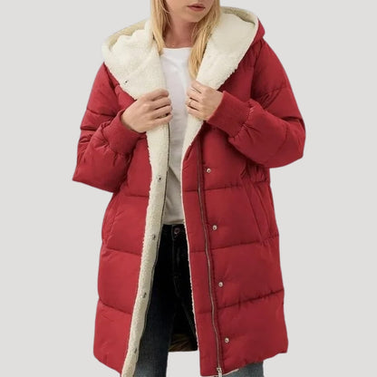 Winter Hooded Puffer Coat For Women