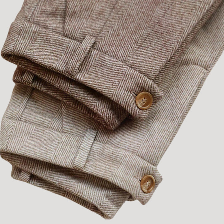 Men’s Spring Tailored Ankle-Length Pants