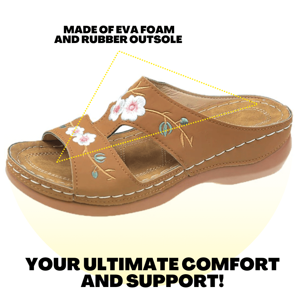 Sandalias ortopédicas de cuña Sienna