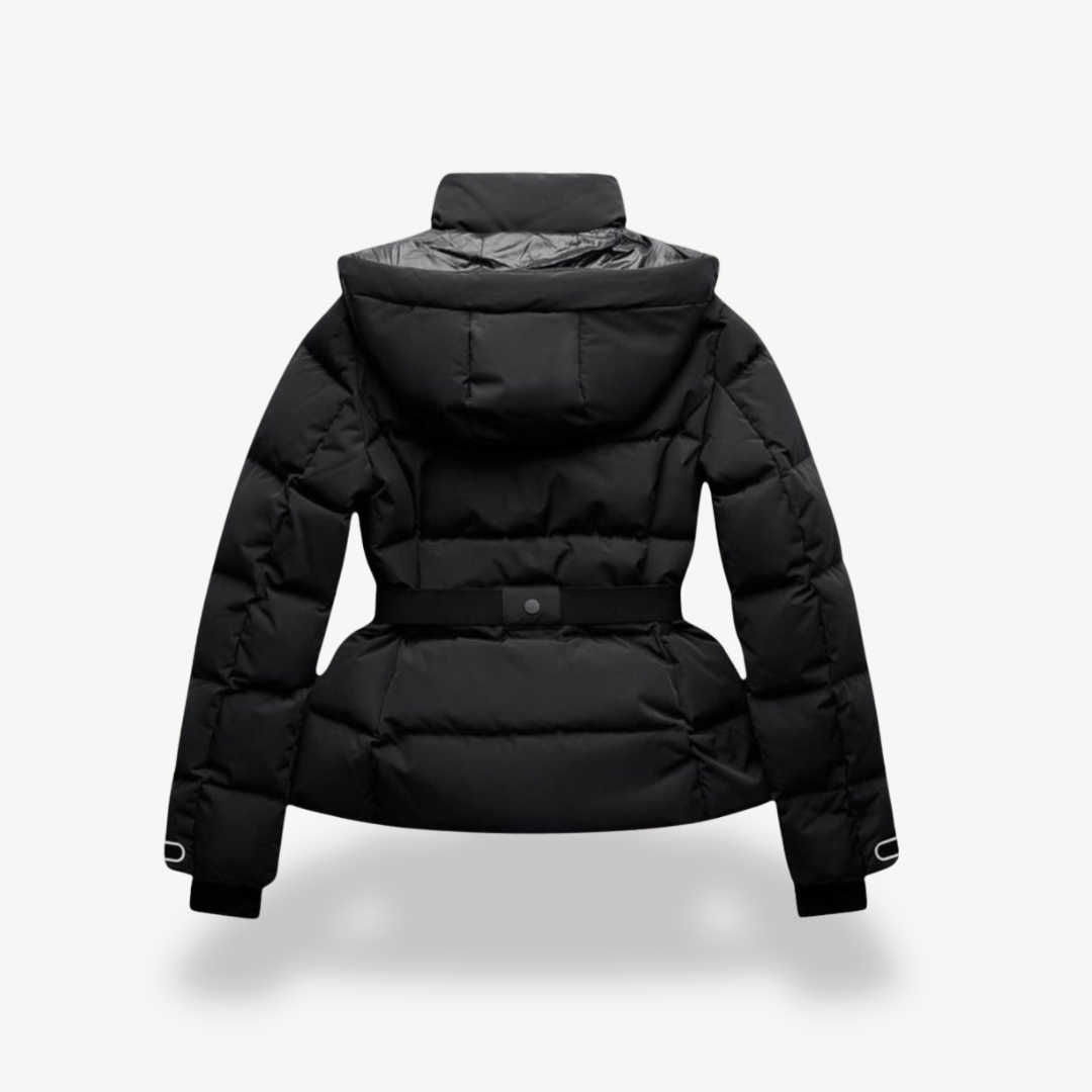 Women’s Winter Puffer Jacket with Belt