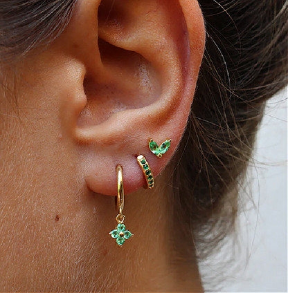 Mixed Stud Hoop Set