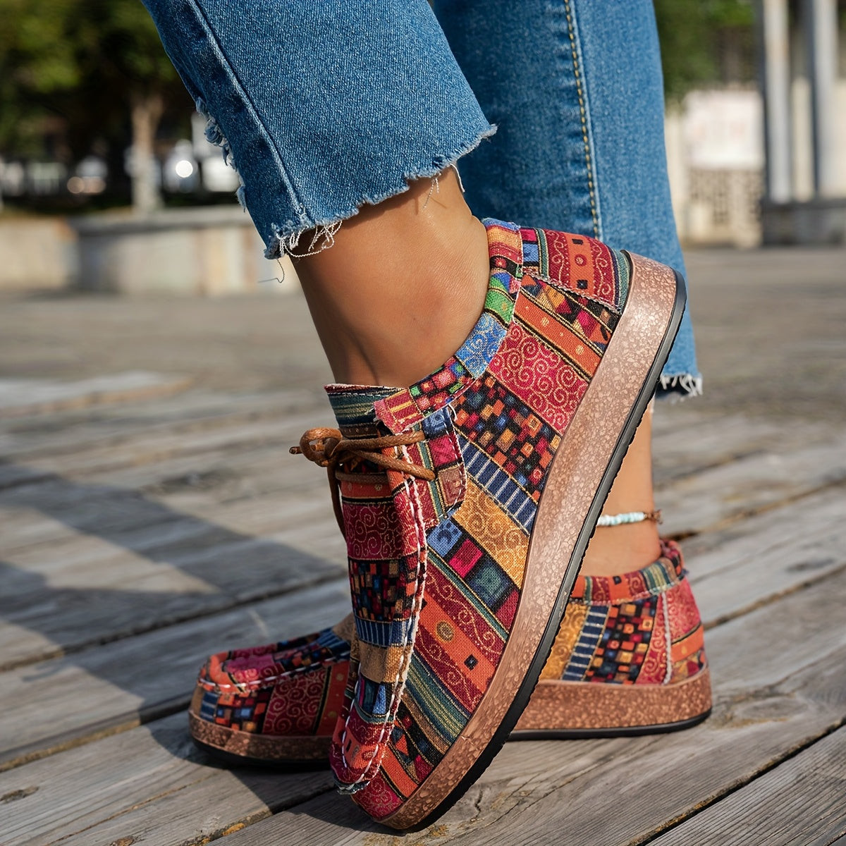 Colorful Retro Shoes for Women