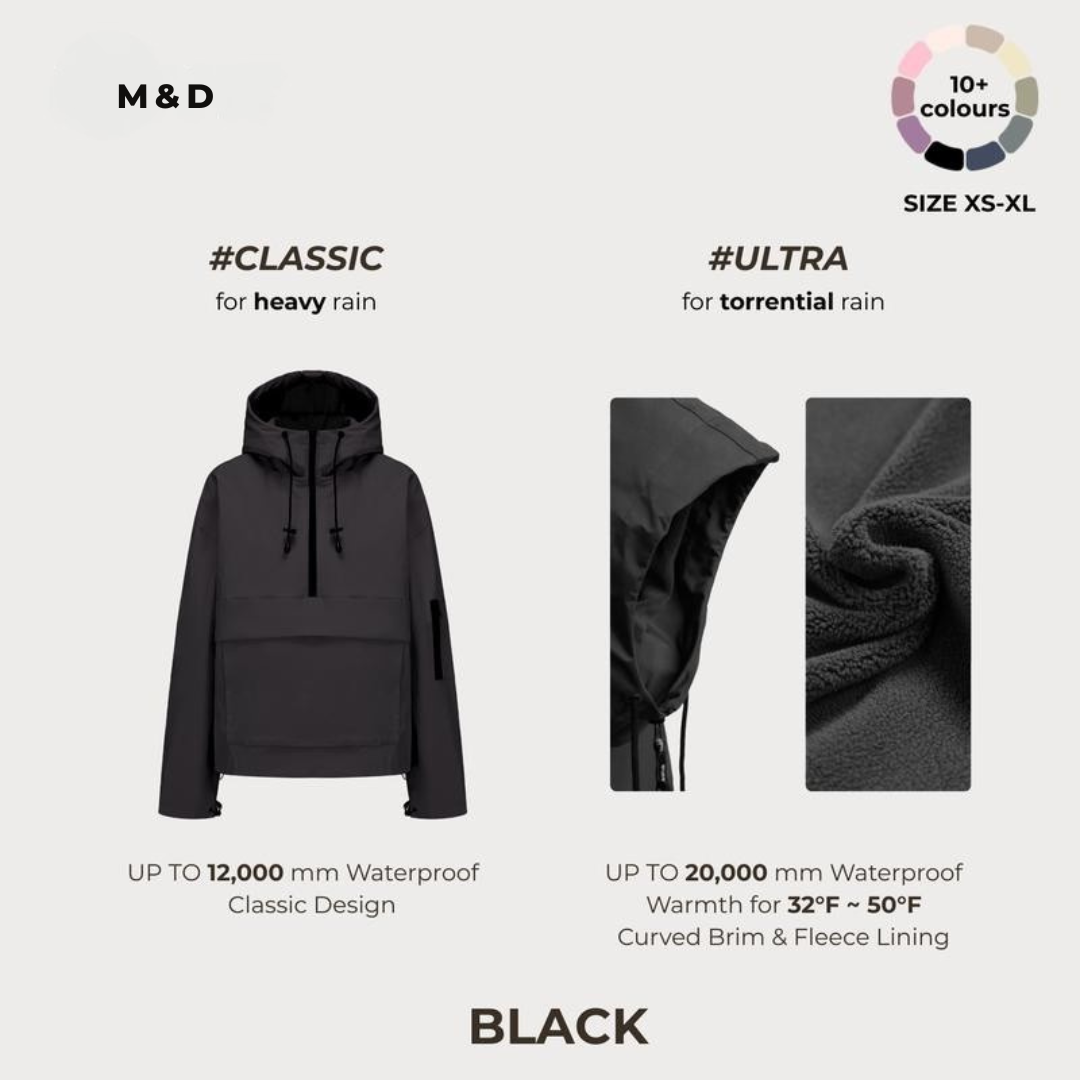 M&D™ - Waterproof Oversized Hoodie Coat