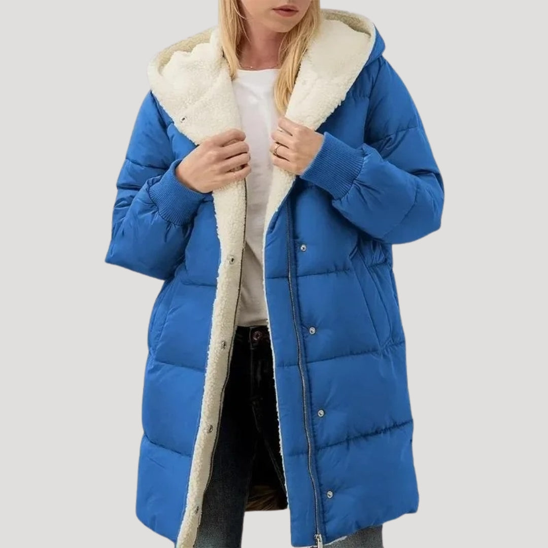 Winter Hooded Puffer Coat For Women