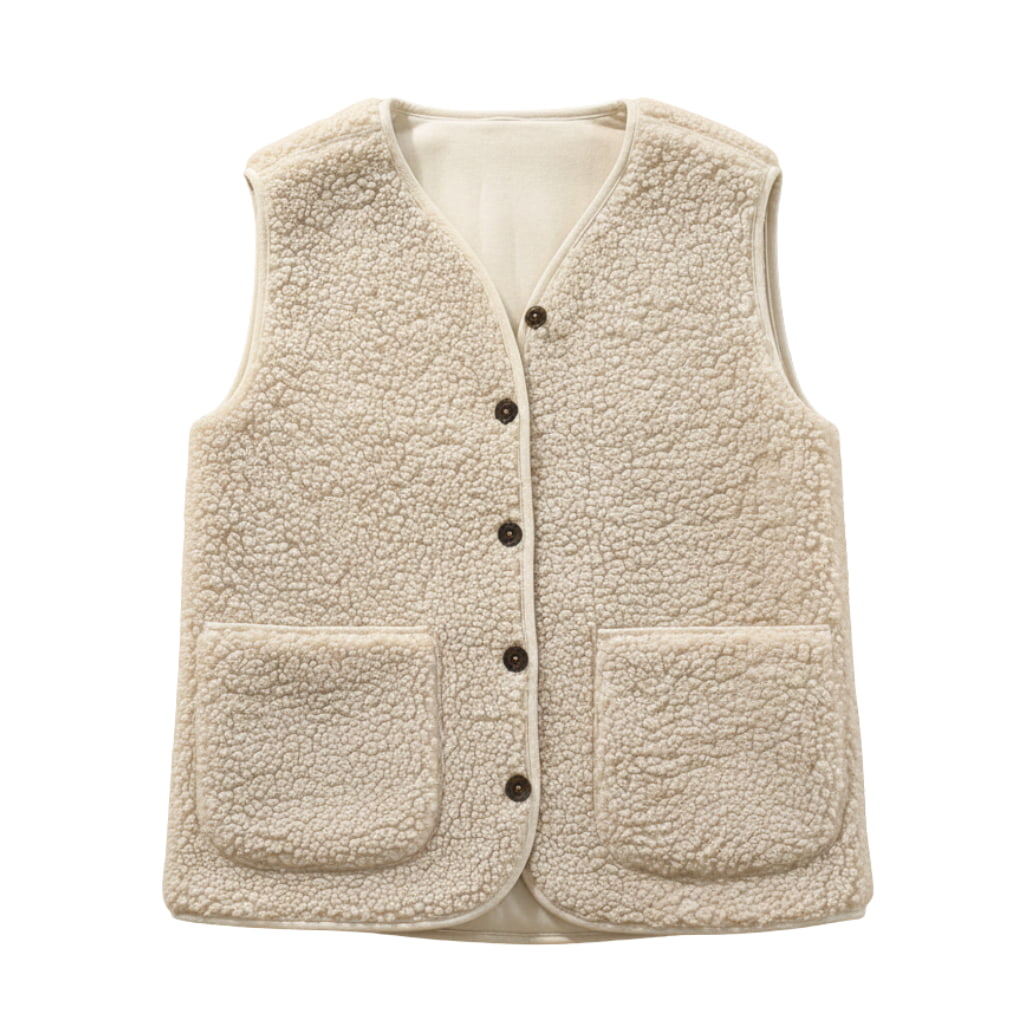 Women’s Spring Casual Warm Sherpa Vest