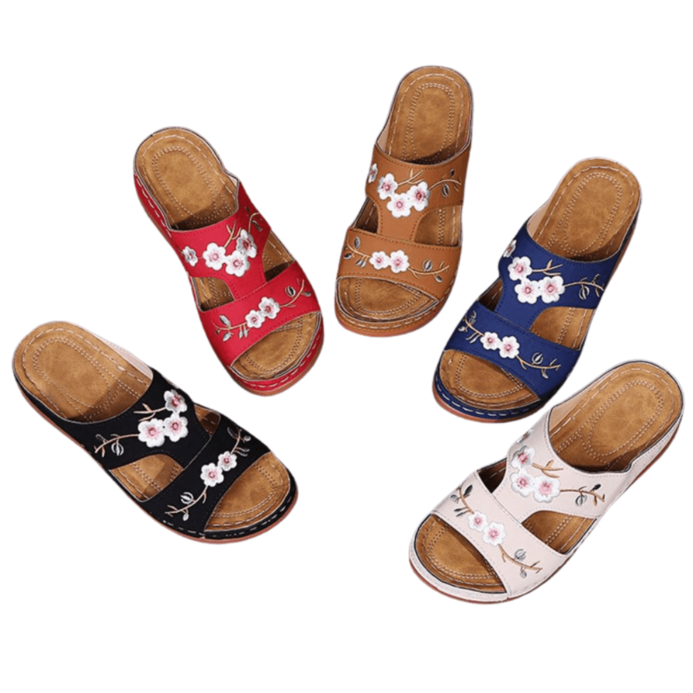 Sandalias ortopédicas de cuña Sienna