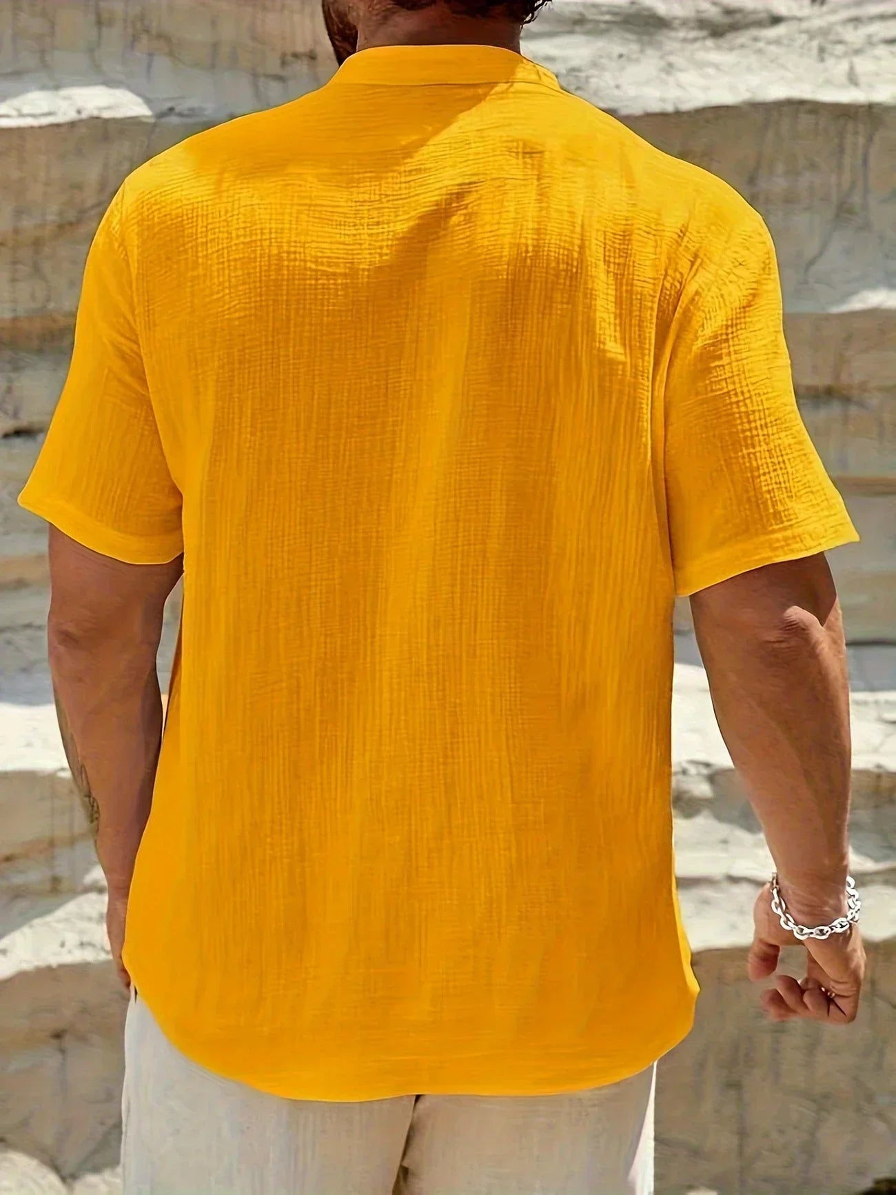 Cozy Stand-Collar Summer Shirt