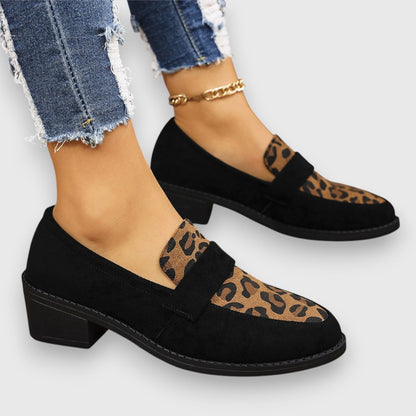 Wild Chic Leopard Print Loafers
