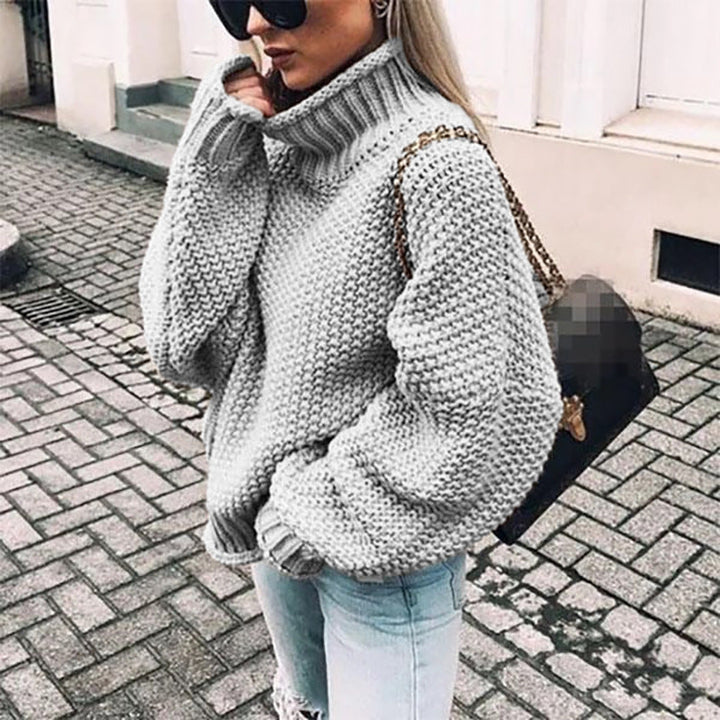 Women’s Chunky Knit Turtleneck Sweater