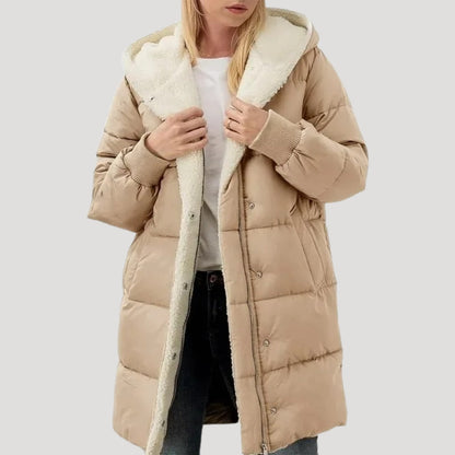 Winter Hooded Puffer Coat For Women
