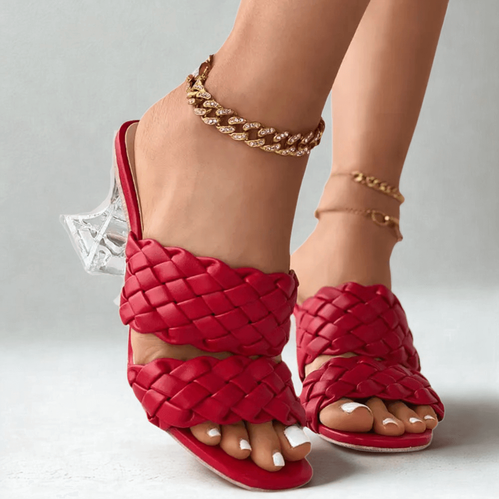 Sandalias Toledo de cristal trenzado