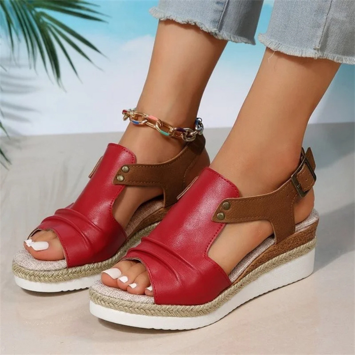 Sandalias casuales de tacón cuadrado Ravenna
