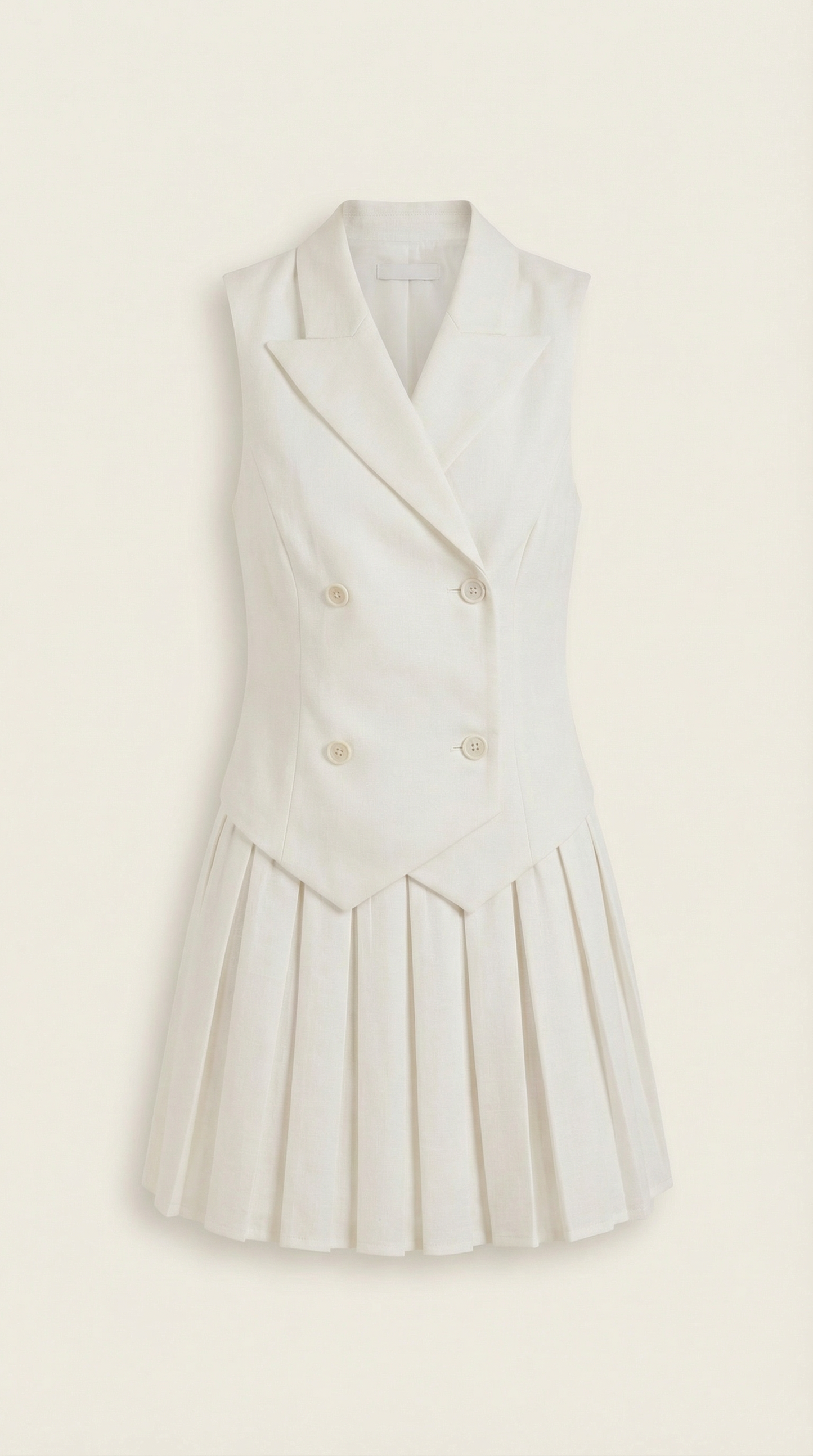 Minivestido con diseño de blazer