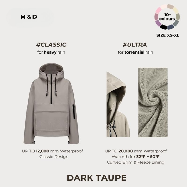 M&D™ - Waterproof Oversized Hoodie Coat