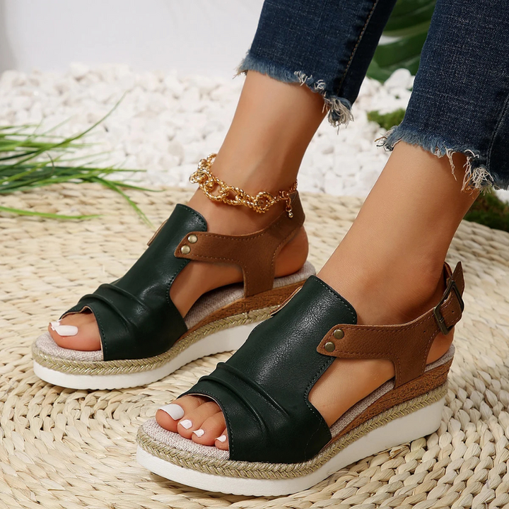 Sandalias casuales de tacón cuadrado Ravenna