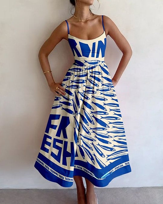 Hadleigh | Vestido midi Coastal Market
