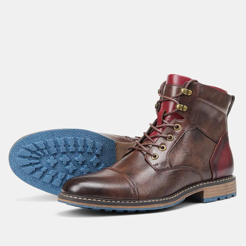 Men Fashion Zipper Design Ankle Boots