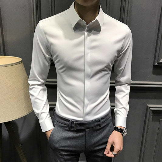 Sharp and Simple Iron-Free Shirt