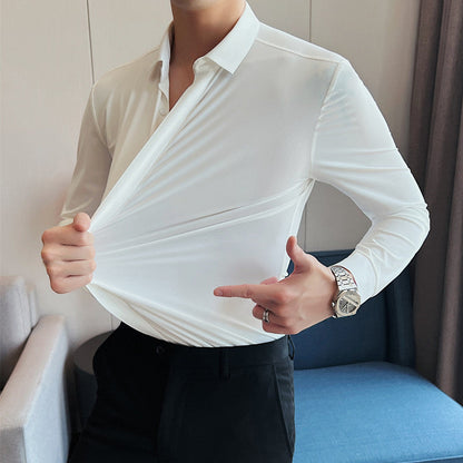 Sharp and Simple Iron-Free Shirt