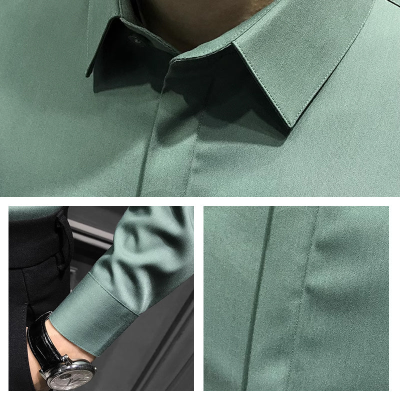 Sharp and Simple Iron-Free Shirt