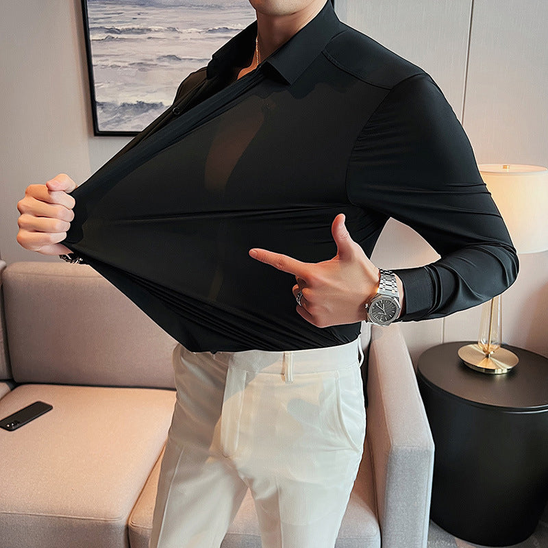 Camisa sin plancha, nítida y sencilla