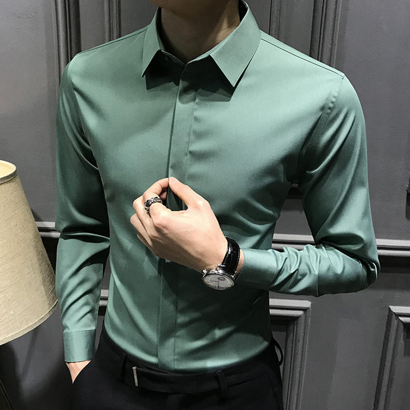 Sharp and Simple Iron-Free Shirt