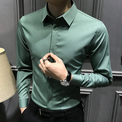 Sharp and Simple Iron-Free Shirt
