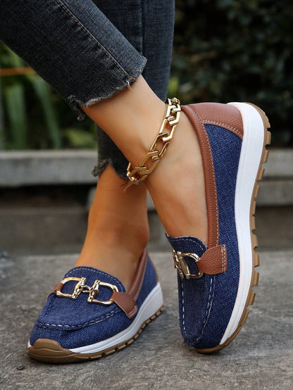Flat Buckle Loafers