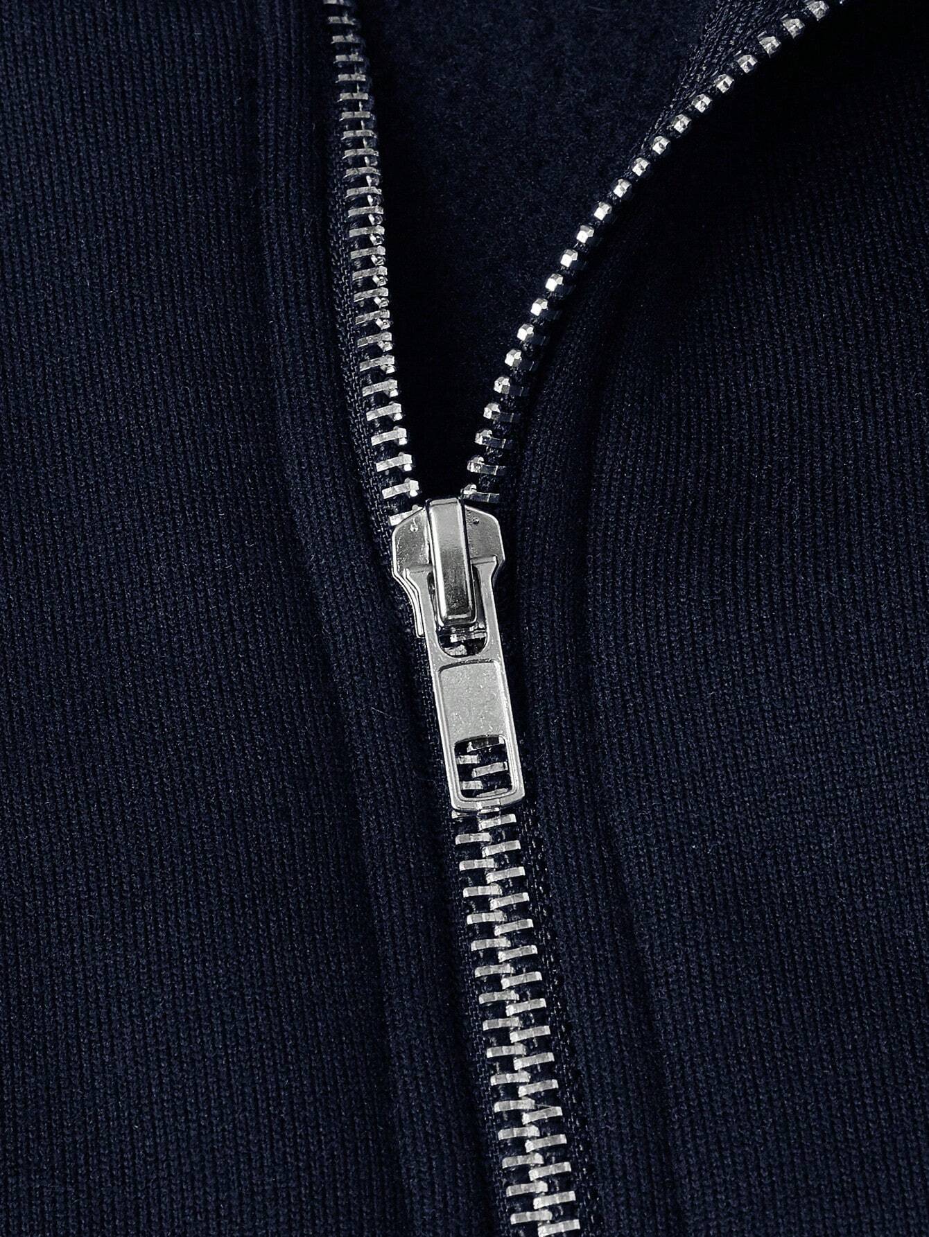 Casual Half-Zip Sweater