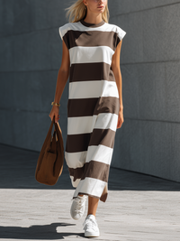 Brown & White