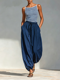 Navy & White