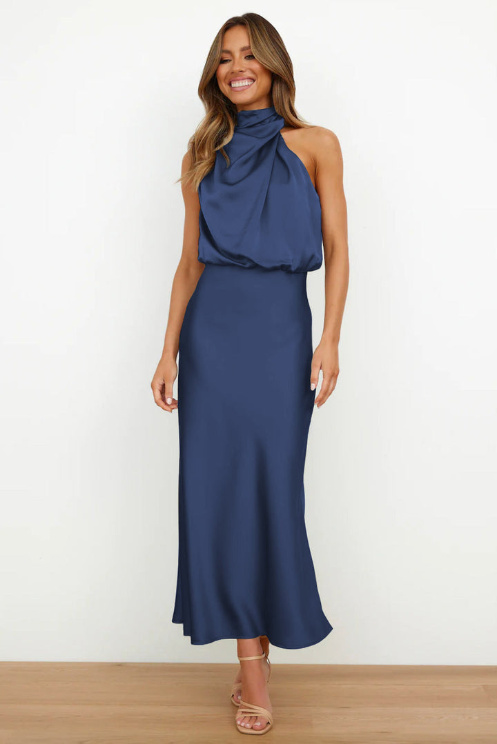 Pastel Draped Dress