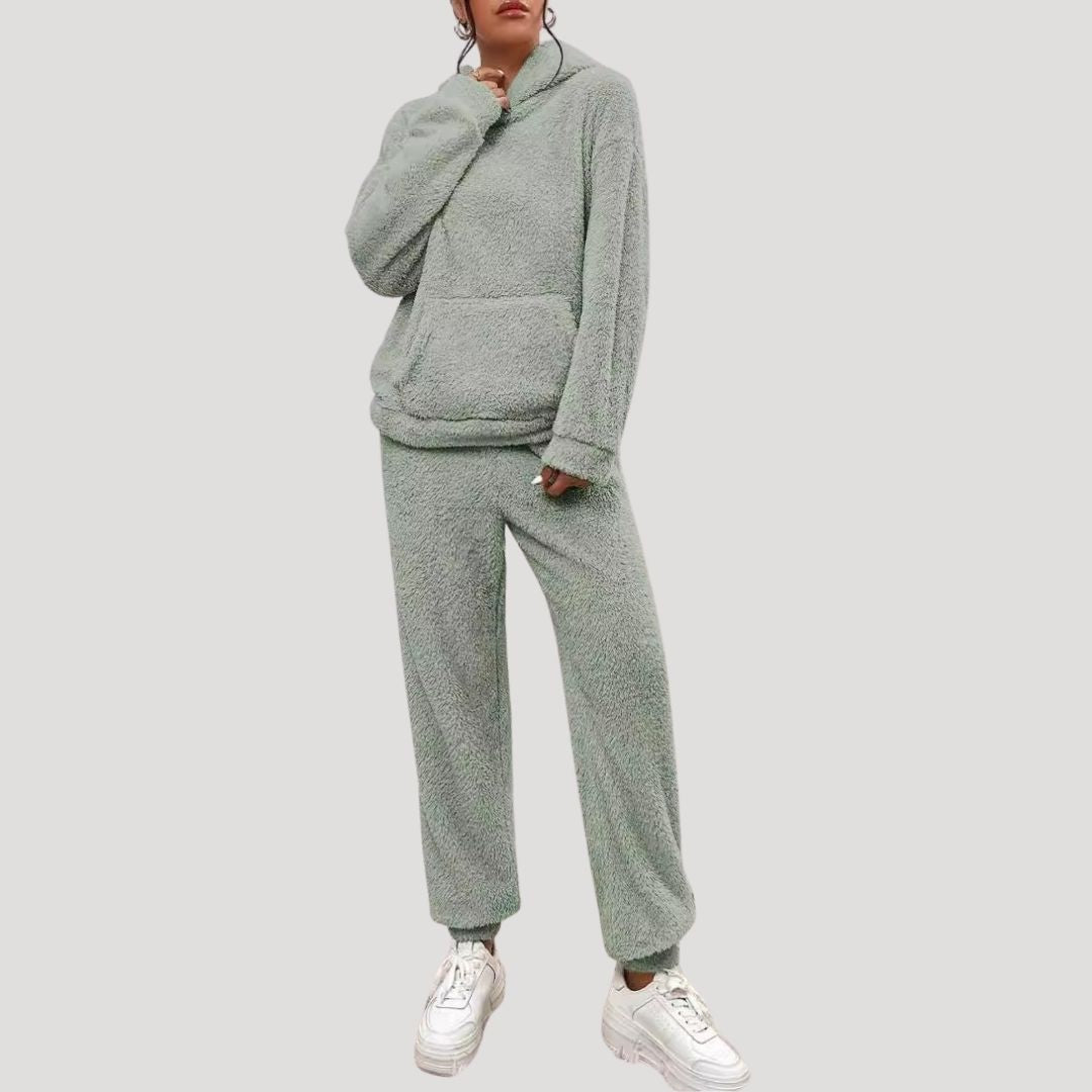 Conjunto Lounge Cómodo con Capucha para Mujer Primavera