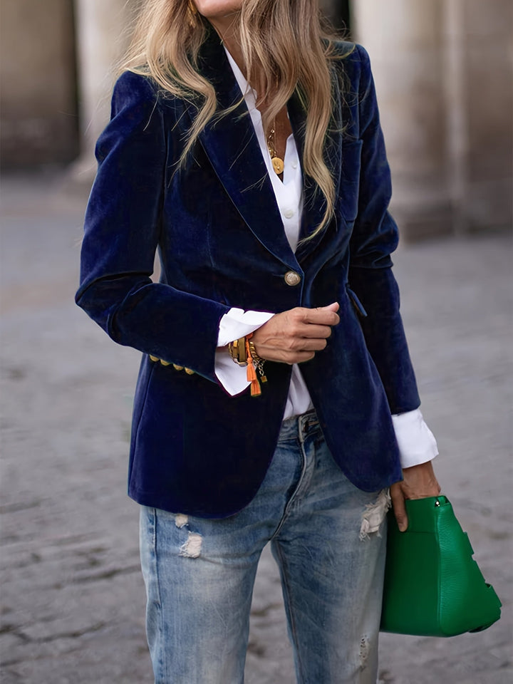Women’s Classic Button-Up Casual Blazer