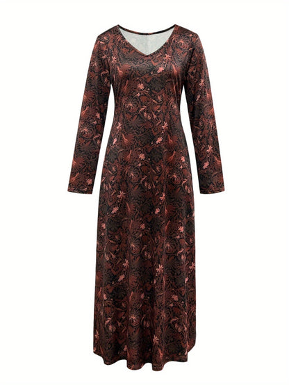 Kendal | Long Floral Dress
