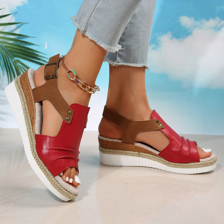 Sandalias casuales de tacón cuadrado Ravenna