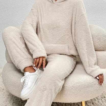 Conjunto Lounge Cómodo con Capucha para Mujer Primavera