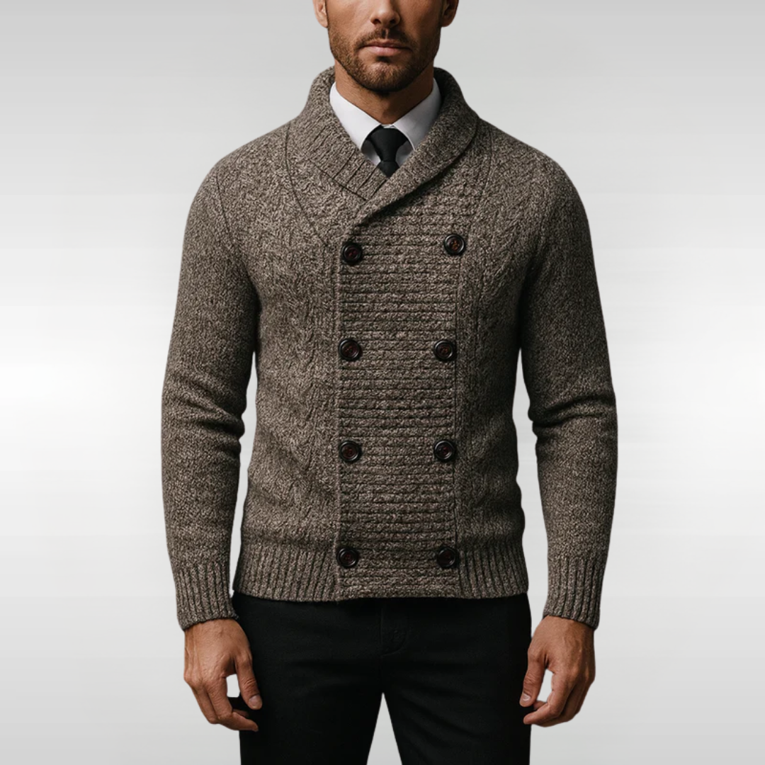 SHAWL CARDIGAN | CLASSIC BRITISH TAILORING