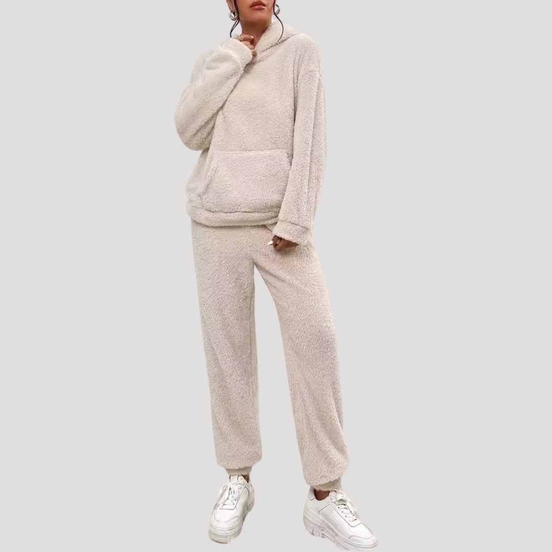 Conjunto Lounge Cómodo con Capucha para Mujer Primavera