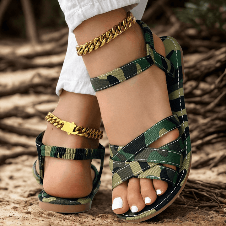 Sandalias de tiras Nantes Camouflage