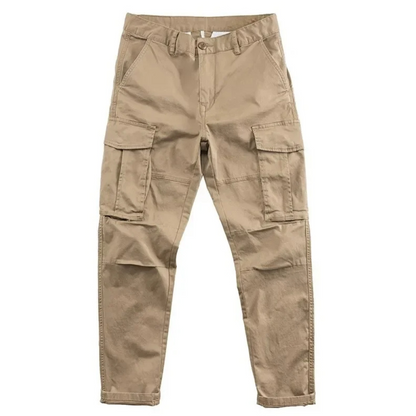 Men Multi Pocket Relaxed Fit Cargo Pants