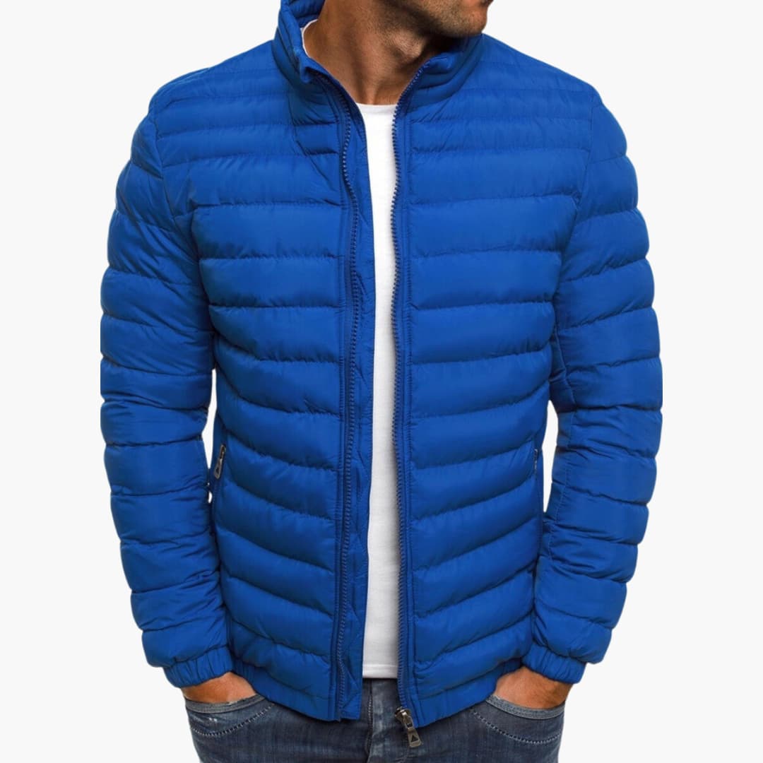 Comfortable Striped Warm Jacket